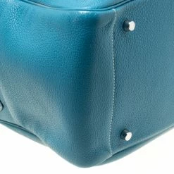 Hermes Blue Jean Togo Leather Palladium Hardware Lindy 34 Bag For Women -Deals Hermes Store luxury women hermes used handbags p174029 006