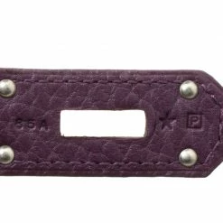 Hermes Violet Fjord Leather Palladium Hardware Jypsiere 34 Bag For Women -Deals Hermes Store luxury women hermes used handbags p174107 001