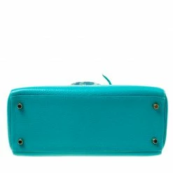 Hermes Blue Paon Clemence Leather Gold Hardware Kelly Retourne 28 Bag For Women -Deals Hermes Store luxury women hermes used handbags p175002 009