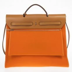 Hermes Canvas And Leather Herbag Zip 39 Bag For Women -Deals Hermes Store luxury women hermes used handbags p17535 004
