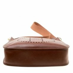Hermes Havane Ardennes Leather Evelyne I GM Bag For Women -Deals Hermes Store luxury women hermes used handbags p175562 006