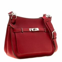 Hermes Rouge Garance Togo Leather Jypsiere 28 Bag For Women -Deals Hermes Store luxury women hermes used handbags p176667 011