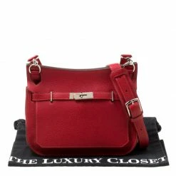 Hermes Rouge Garance Togo Leather Jypsiere 28 Bag For Women -Deals Hermes Store luxury women hermes used handbags p176667 014