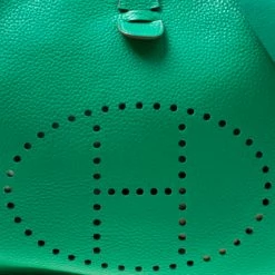 Hermes Bamboo Togo Leather Evelyne III GM Bag For Women -Deals Hermes Store luxury women hermes used handbags p176779 011