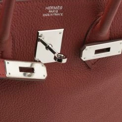Hermes Sienne Leather Palladium Hardware Birkin 35 Bag For Women -Deals Hermes Store luxury women hermes used handbags p176976 005