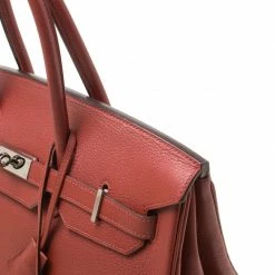 Hermes Sienne Leather Palladium Hardware Birkin 35 Bag For Women -Deals Hermes Store luxury women hermes used handbags p176976 010