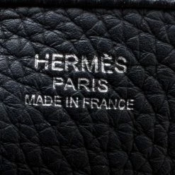 Hermes Black Togo Leather Evelyne III PM Bag For Women -Deals Hermes Store luxury women hermes used handbags p177024 002