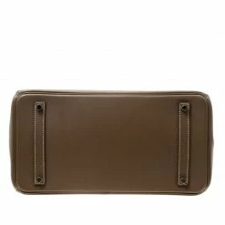 Hermes Etoupe Epsom Leather Palladium Hardware Birkin 35 Bag For Women -Deals Hermes Store luxury women hermes used handbags p177997 009