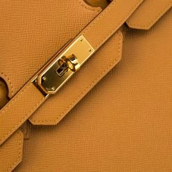 Hermes Jaune D'or Epsom Leather Gold Hardware Birkin 35 Bag For Women -Deals Hermes Store luxury women hermes used handbags p181167 009