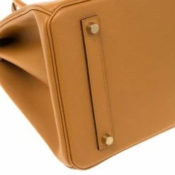 Hermes Jaune D'or Epsom Leather Gold Hardware Birkin 35 Bag For Women -Deals Hermes Store luxury women hermes used handbags p181167 011
