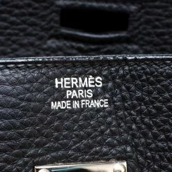 Hermes Black Clemence Leather Palladium Hardware Shoulder Birkin 42 Bag For Women -Deals Hermes Store luxury women hermes used handbags p182600 003