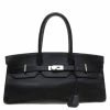 Hermes Black Clemence Leather Palladium Hardware Shoulder Birkin 42 Bag For Women -Deals Hermes Store luxury women hermes used handbags p182600 018