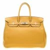 Hermes Soleil Togo Leather Palladium Hardware Birkin 35 Bag For Women 1 Hermes Soleil Togo Leather Palladium Hardware Birkin 35 Bag For Women -Deals Hermes Store luxury women hermes used handbags p182603 013