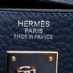 Hermes Bleu Obscur Clemence Leather Palladium Hardware Kelly Retourne 40 Bag For Women -Deals Hermes Store luxury women hermes used handbags p182607 010