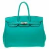 Hermes Menthe Togo Leather Palladium Hardware Birkin 35 Bag For Women -Deals Hermes Store luxury women hermes used handbags p182614 014