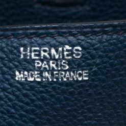 Hermes Bleu De Malte Leather Palladium Hardware Birkin 35 Bag For Women 25 Hermes Bleu De Malte Leather Palladium Hardware Birkin 35 Bag For Women -Deals Hermes Store luxury women hermes used handbags p182620 002