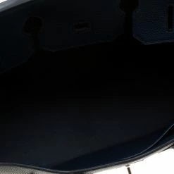 Hermes Bleu De Malte Leather Palladium Hardware Birkin 35 Bag For Women 23 Hermes Bleu De Malte Leather Palladium Hardware Birkin 35 Bag For Women -Deals Hermes Store luxury women hermes used handbags p182620 003