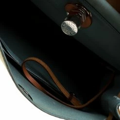 Hermes Light Blue/Brown Canvas And Leather Herbag Zip 31 Bag For Women -Deals Hermes Store luxury women hermes used handbags p182716 002