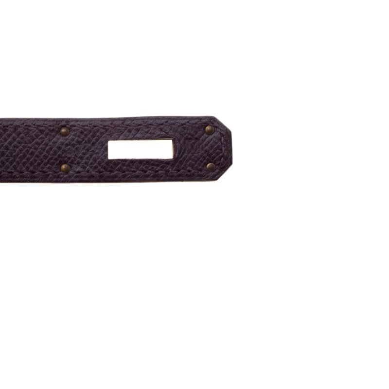 Hermes Raisin Epsom Leather Gold Hardware Kelly Retourne 35 Bag For Women 10 Hermes Raisin Epsom Leather Gold Hardware Kelly Retourne 35 Bag For Women - Image 8