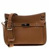 Hermes Gold Clemence Leather Jypsiere 28 Bag For Women