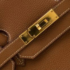 Hermes Brown Togo Leather Gold Hardware Birkin 35 Bag For Women 17 Hermes Brown Togo Leather Gold Hardware Birkin 35 Bag For Women -Deals Hermes Store luxury women hermes used handbags p187036 008