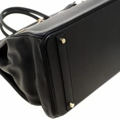 Hermes Black Swift Leather Gold Hardware Birkin 40 Bag For Women -Deals Hermes Store luxury women hermes used handbags p192806 1556523744 010
