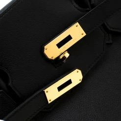 Hermes Black Swift Leather Gold Hardware Birkin 40 Bag For Women -Deals Hermes Store luxury women hermes used handbags p192806 1556523747 012