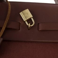 Hermes Brown Herbag Convertible Satchel 39CM For Women 34 Hermes Brown Herbag Convertible Satchel 39CM For Women -Deals Hermes Store luxury women hermes used handbags p19348 016