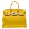 Hermes Cumin Chevre Mysore Leather Palladium Hardware Birkin 35 Bag For Women -Deals Hermes Store luxury women hermes used handbags p194365 009