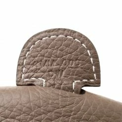 Hermes Etoupe Clemence Leather Evelyne III PM Bag For Women -Deals Hermes Store luxury women hermes used handbags p196093 012