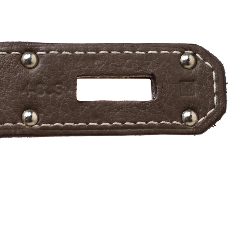 Hermes Etain Negonda Leather Jypsiere 34 Bag For Women 10 Hermes Etain Negonda Leather Jypsiere 34 Bag For Women - Image 8