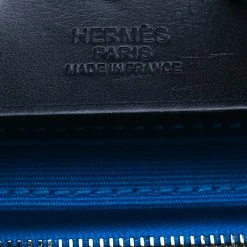 Hermes Blue/Black Canvas And Leather Herbag Zip 31 Bag For Women -Deals Hermes Store luxury women hermes used handbags p197588 004
