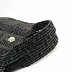Hermes Grey/Black Canvas Herline PM Tote For Women -Deals Hermes Store luxury women hermes used handbags p198145 004