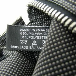 Hermes Grey/Black Canvas Herline PM Tote For Women -Deals Hermes Store luxury women hermes used handbags p198145 006