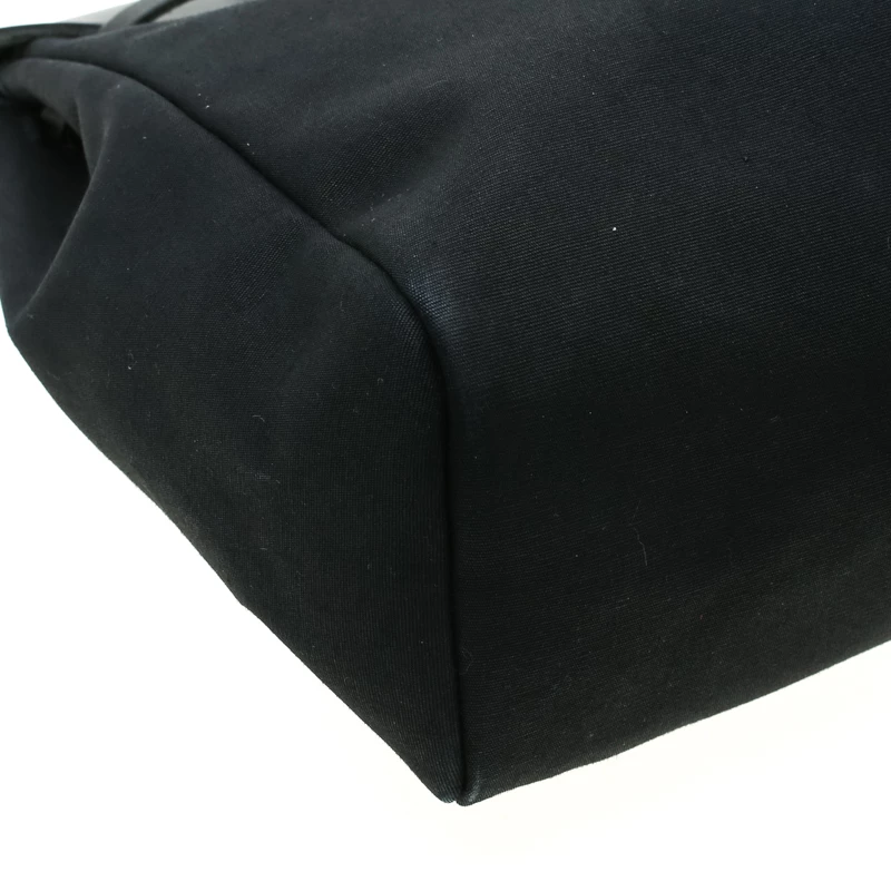 Hermes Black Canvas And Leather 2in1 Herbag Zip 39 Bag For Women 13 Hermes Black Canvas And Leather 2in1 Herbag Zip 39 Bag For Women - Image 11