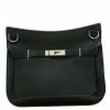 Hermes Black Togo Leather Jypsiere 28 Bag For Women