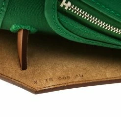Hermes Green/Brown Canvas And Leather Herbag Zip 31 Bag For Women -Deals Hermes Store luxury women hermes used handbags p198655 004