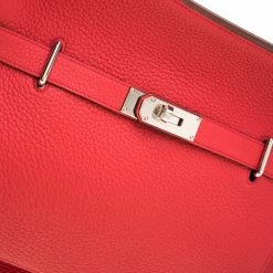Hermes Bougainvillea Clemence Leather Palladium Hardware Jypsiere 37 Bag For Women -Deals Hermes Store luxury women hermes used handbags p200027 007
