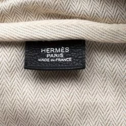 Hermes Black Leather Victoria II Fourre Tout 35 Bag For Women -Deals Hermes Store luxury women hermes used handbags p200141 003