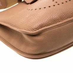 Hermes ALezan Clemence Leather Evelyne III PM Bag For Women -Deals Hermes Store luxury women hermes used handbags p207637 012