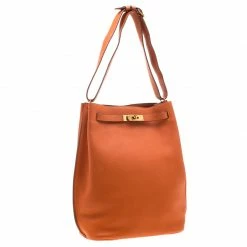 Hermes Terre Battue Togo Leather So Kelly 26 Bag For Women -Deals Hermes Store luxury women hermes used handbags p207719 010