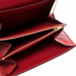 Hermes Red Ostrich Constance Compact Wallet For Women -Deals Hermes Store luxury women hermes used handbags p209144 004