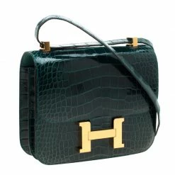 Hermes Colvert Alligator Constance 24 Bag For Women -Deals Hermes Store luxury women hermes used handbags p209150 007