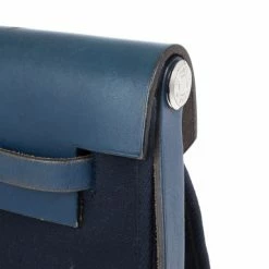 Hermes Herbag Midnight Blue MM Convertible Satchel For Women -Deals Hermes Store luxury women hermes used handbags p20920 011