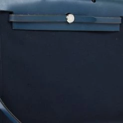Hermes Herbag Midnight Blue MM Convertible Satchel For Women -Deals Hermes Store luxury women hermes used handbags p20920 012