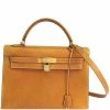Hermes Saffron Leather Gold Hardware Kelly Retourne 32 Bag For Women -Deals Hermes Store luxury women hermes used handbags p209765 001