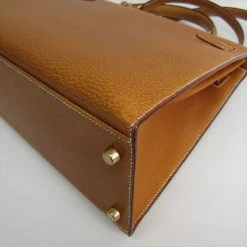 Hermes Saffron Leather Gold Hardware Kelly Retourne 32 Bag For Women -Deals Hermes Store luxury women hermes used handbags p209765 005