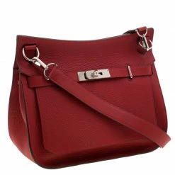 Hermes Rouge Grenat Togo Leather Jypsiere 28 Bag For Women -Deals Hermes Store luxury women hermes used handbags p211433 009