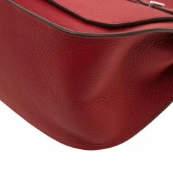 Hermes Rouge Grenat Togo Leather Jypsiere 28 Bag For Women -Deals Hermes Store luxury women hermes used handbags p211433 011