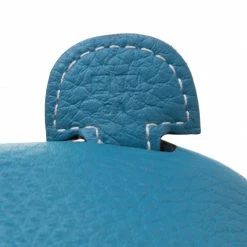 Hermes Blue Lagon Clemence Leather Evelyne III PM Bag For Women -Deals Hermes Store luxury women hermes used handbags p211478 004